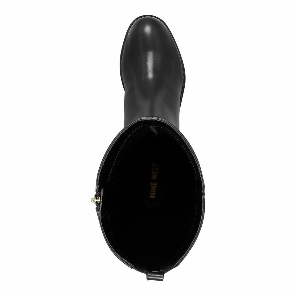 Nine West Giani Women's Black Wide Knee High Boots 6.5 (NEW) eBay