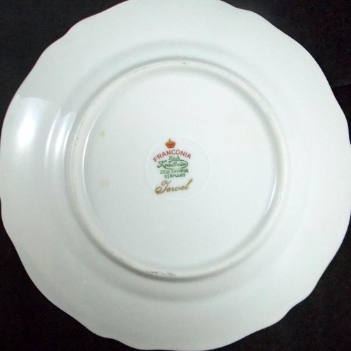 Grupo de joyas Franconia plato de ensalada plato y plato de pan y mantequilla - Imagen 8 de 9