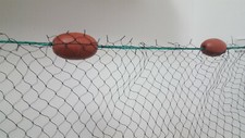 Zugnetz 3m-20m MW 25mm ohne Fangsack, Schleppnetz, Koi Karpfen, abfischen