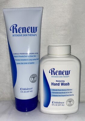 Lot Of 2- Renew Products / Hand Wash & Lotion 8fl Oz Each