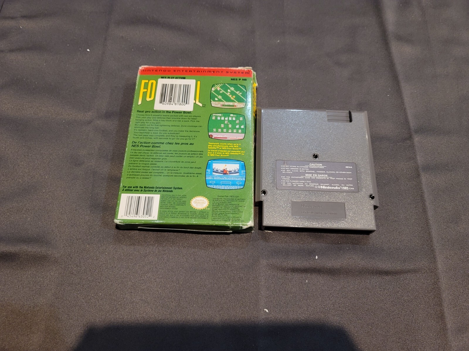 Play Action Football for Nintendo NES In Box Fair Shape 45496630522 eBay