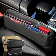 Car Truck Seat Gap Catcher Filler Console Storage Box Organizer Phone Holder Bag