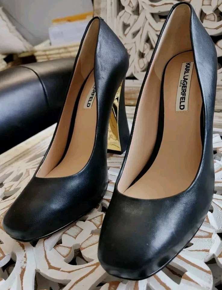 Karl Lagerfeld Clari azul Stilleto Foto 3 de 4