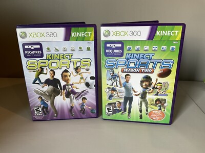 Kinect Sports Season 1 And Season Two Bundle - Xbox 360 - CIB - Tested