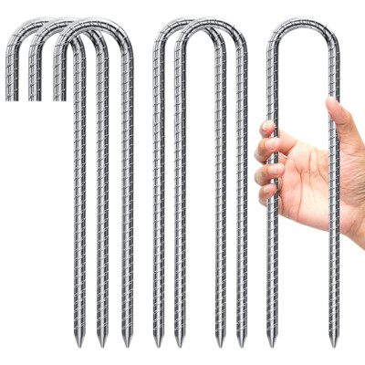 10 Stück Zeltheringe Stark, 18cm Aluminium Zeltnagel Heringe Erdanker