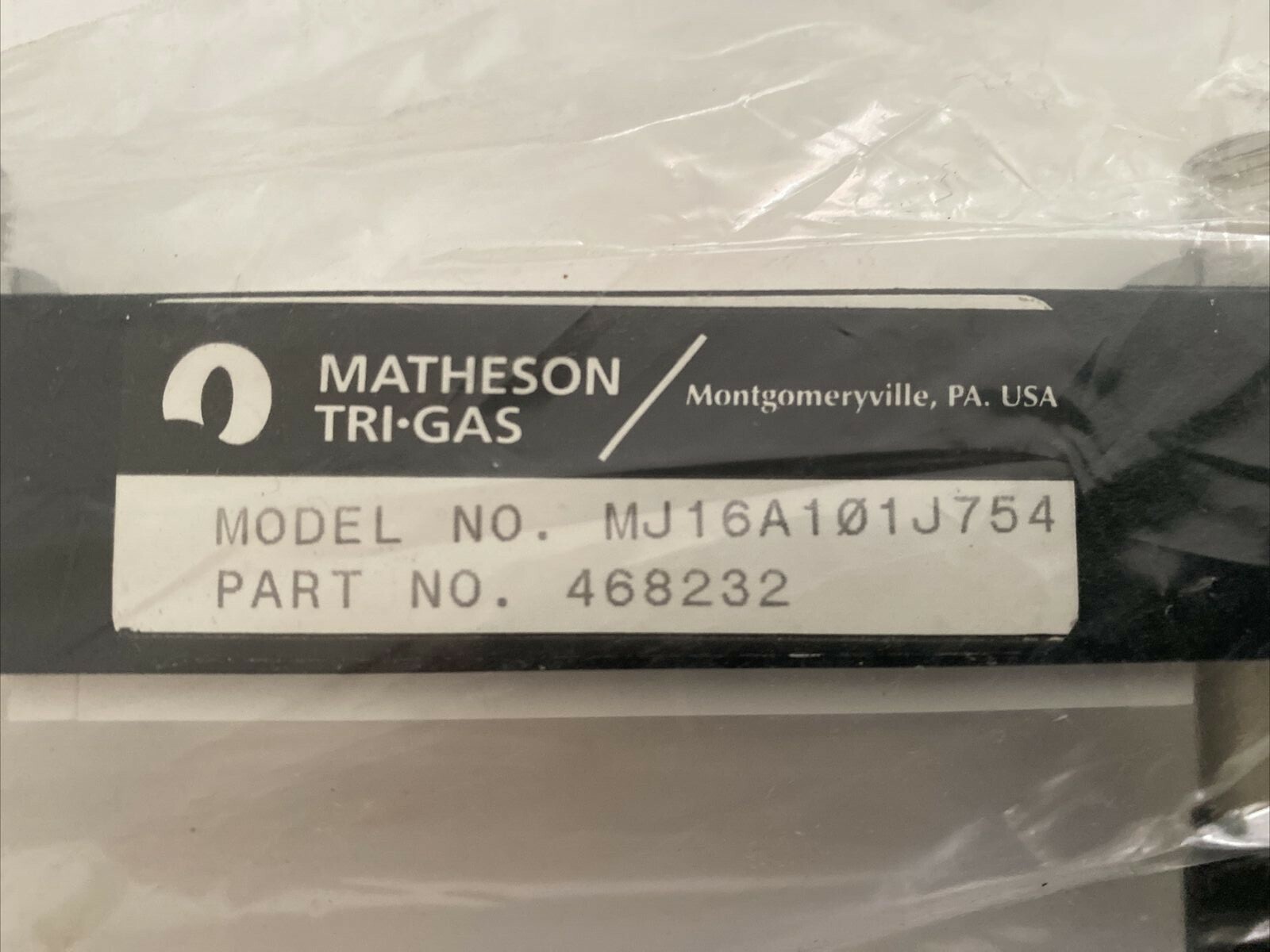 Matheson TriGas Model MJ16A101J754 Part 468232 NOS eBay