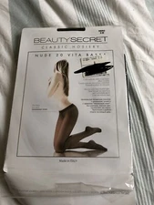 Bauty Secret Low Waiste Black Tights High Fashion Made In Italy