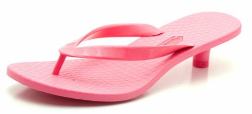 Aquarela Women's Kitten Heel Jelly Flip Flops Style 223-888