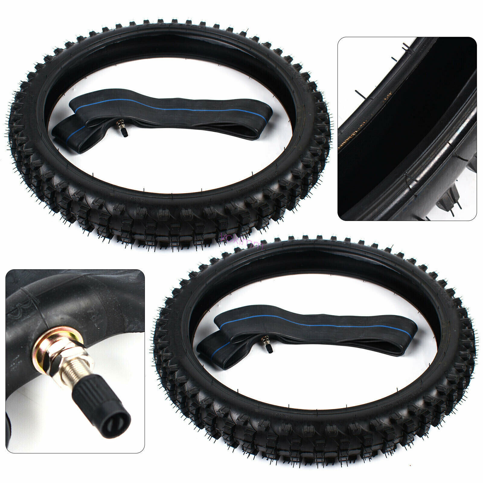Front Rear Tire Tube Set For Dirt Pit Bike 70/100-19 90/100-16 For Honda CRF150F
