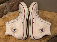 Converse Chuck Taylor’s White All Star Hi Top Men’s SZ 7 Women’s SZ 9