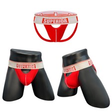 New 0850 Men Underwear Low Waist T-back Jockstrap Cotton Brief Breathable Thongs