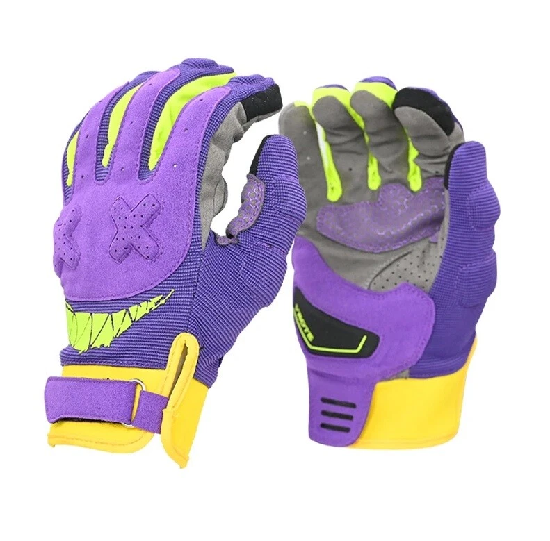 Guantes de motocicleta tacto completo con el dedo motocross carreras bicicleta montar guantes de verano Foto 2 de 4