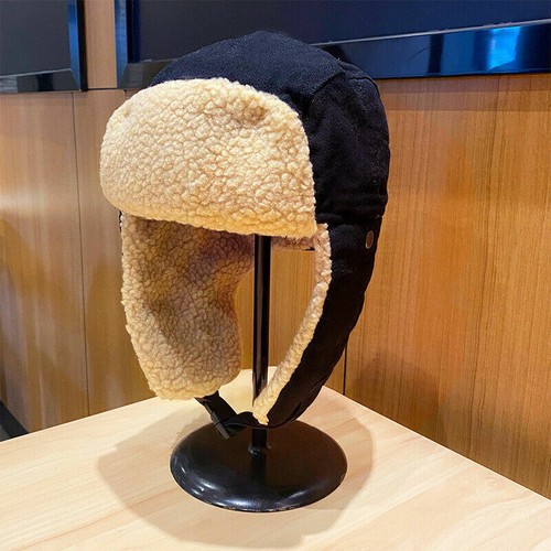 Trapper Winter Hat Fur Aviator Trooper Russian Ushanka Warm with Ear Flap - Picture 15 of 18