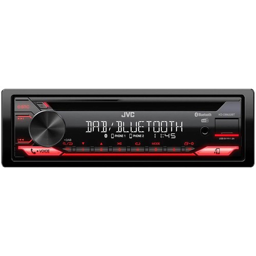 JVC KD-DB622BT DAB Auto Radio USB BT für Renault Scenic Grand Scenic dunkelbraun - Bild 4 von 5