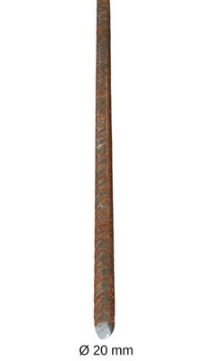 Betonstahl-Stab 12 mm - 8 Stück, 250 cm (5,81 € m), Baustahl kaufen bei