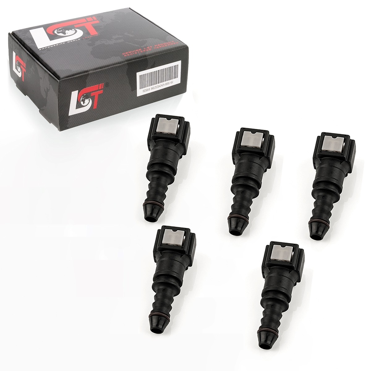 5X Quick Release Fuel Line Hose Coupling Straight 6.3X6Mm For VOLVO