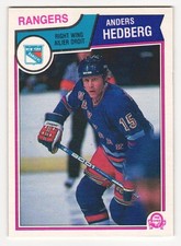 1983-84 O-Pee-Chee Anders Hedberg #245 Rangers