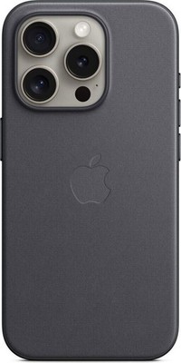 Original Apple iPhone 15 Pro Max Feingewebe Case MT4V3ZM/A Hülle MagSafe Schwarz