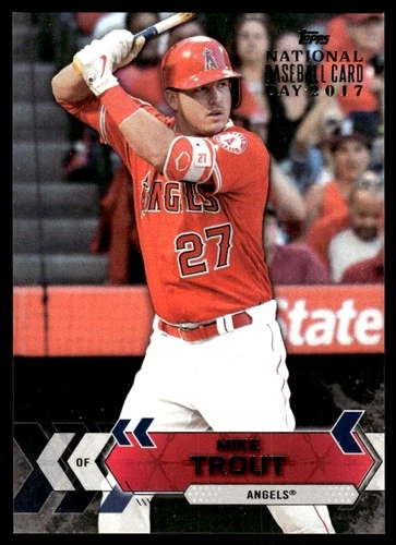 Mike Trout 2017 Topps National Baseball Card Day #GWP-MT Angels FREE SHIPPING
