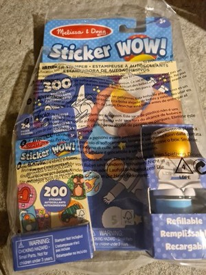 Melissa & Doug Stickerbögen Astronauten, mehrfarbig,+ Nachfüllpack 200 Stück