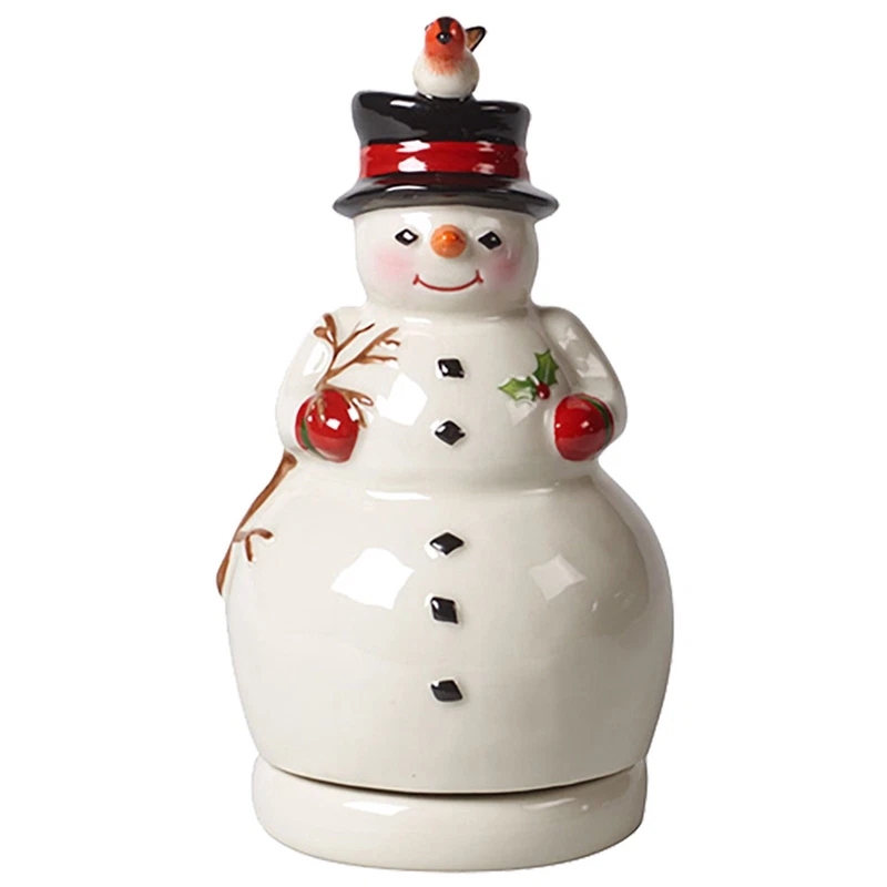 Carillon Pupazzo di Neve Girevole Villeroy & Boch Nostalgic Melody 17 cm, fotografia 9 di 9