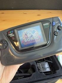 Sega Game Gear Handheld Console Bundle 3 Sonic Games + MORE WORKS GREAT/ Tested