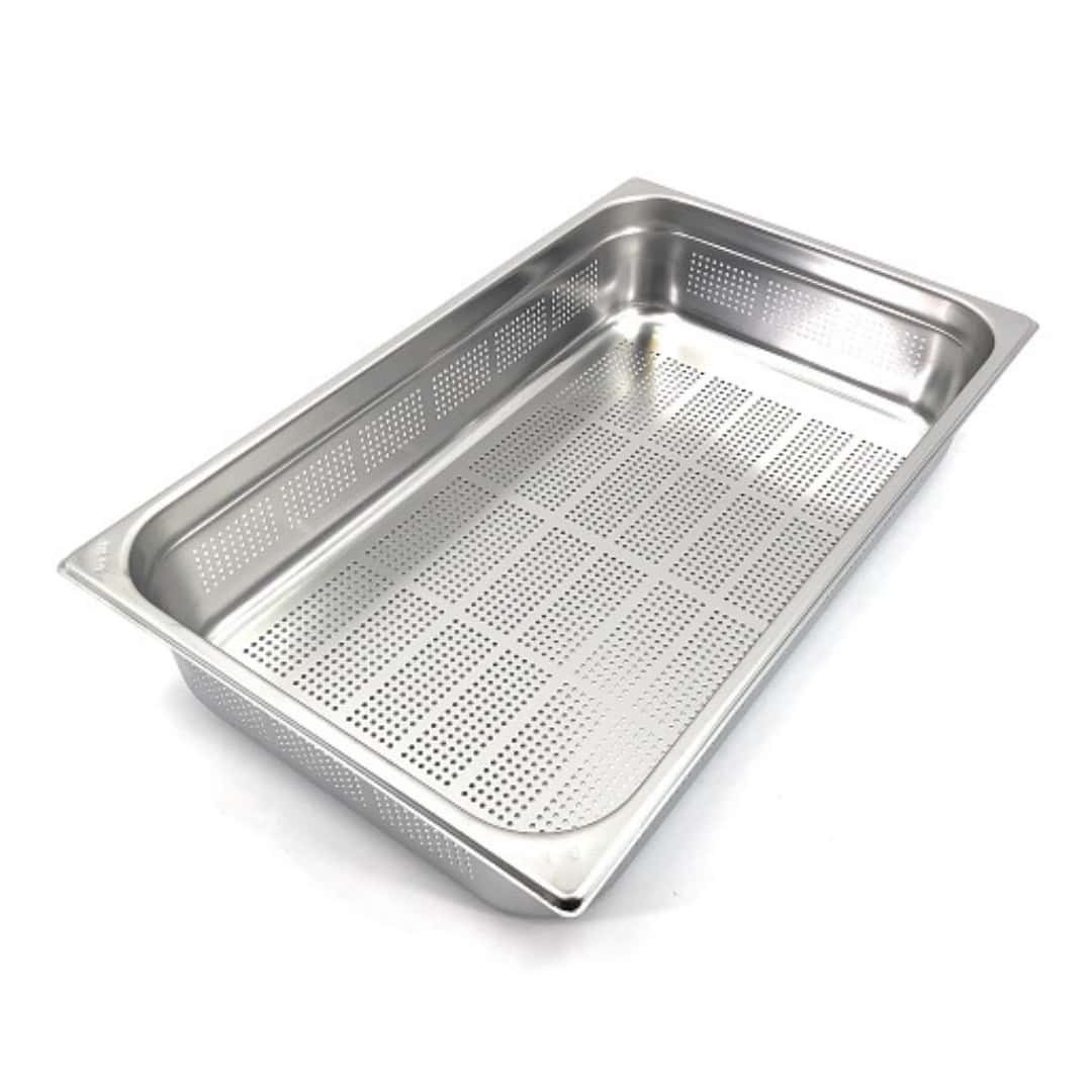 Bacinella Gastronorm Forata 1/1 Inox 53x32,5x10 cm - Professionale