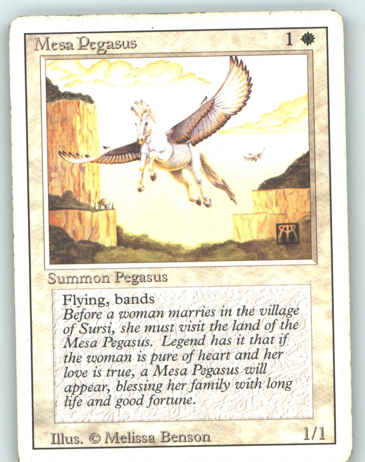 Mesa Pegasus Common Revised Edition Magic: The Gathering Heavily Played