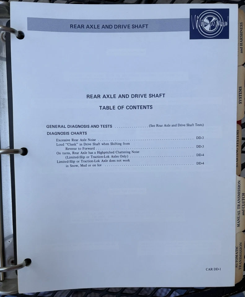 1972 年福特汽车诊断手册野马平托都灵有限公司 Maverick Ranchero VGC — 第 3/3 张图片