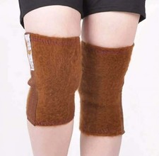Natural Wool Knee Support Wrap   Warm Thermal Brace for Joint Pain Relief