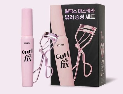 ETUDE Curl Fix Mascara & Curler Set #01 BLACK