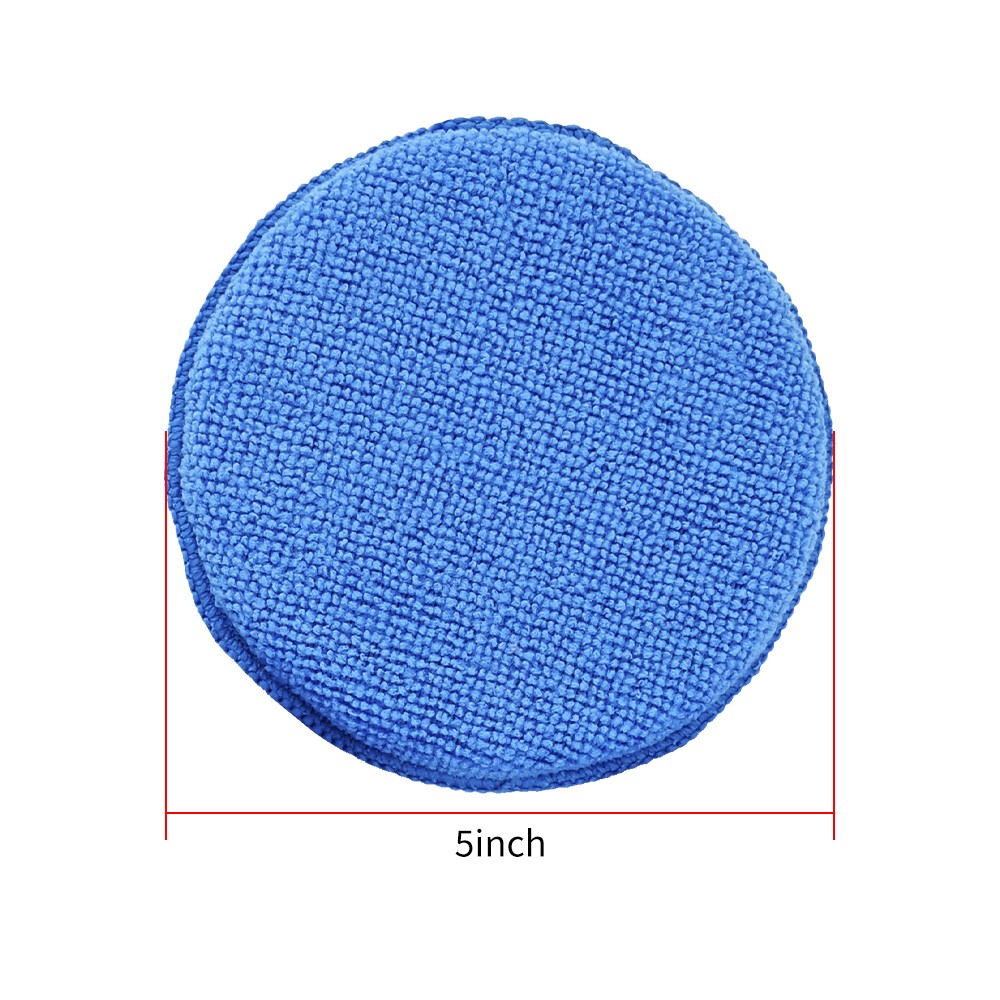 5" Car Microfiber Foam Sponge Applicator Pads Car Buffing Polish Wax Cleaner 10X