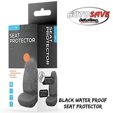Simply - Seat Protector Black Waterproof Heavy Duty Universal Fit 138x 61cm