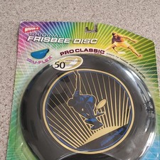 Wham-O Original Frisbee Disc Pro Classic U-Flex 50th Anniversary Black