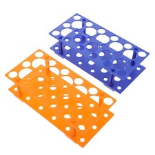2 Pcs Lab Tube Holder Multi-functional Test Rack Centrifuge Tubes