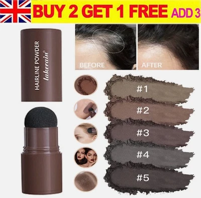 Hairline Powder Root Touch Up,Hair Shadow Powder Cover Up Double Head Stick