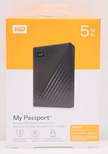 Western Digital 5TB My Passport Portable External Hard Drive Black WDBPKJ0050BBK