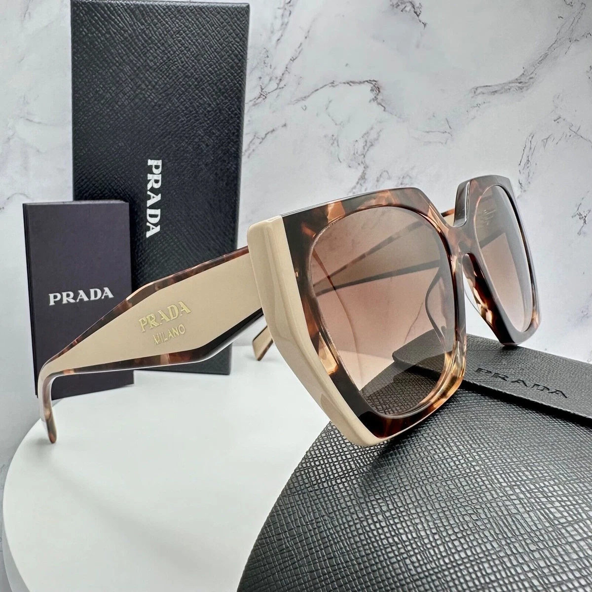 Beige PRADA Sunglasses for Women for sale | eBay