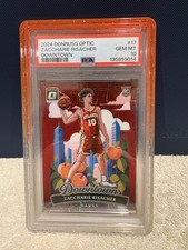 2024 Donruss Optic Downtown #17 Zaccharie Risacher RC Rookie SSP PSA 10