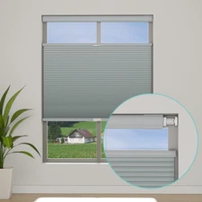 Changshade CUSTOM Made No Drill Top Down Bottom Up Cellular Shade Honeycomb