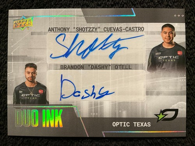 #ad 2022 23 Upper Deck Call of Duty League Duo Ink Shotzzy Dashy #D 9 Auto OPTIC $79.99