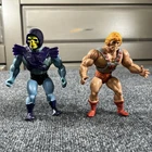 Vintage MASTERS of the UNIVERSE HE MAN SKELETOR figure lot 1981 1982