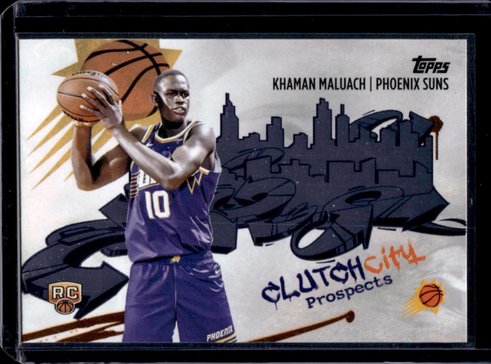 2025-26 Topps Khaman Maluach Clutch City Prospects RC #CC-10 Suns