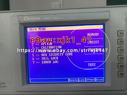 Chroma 19056 HIPOT ANALYZER 19056 - Afbeelding 2 van 8
