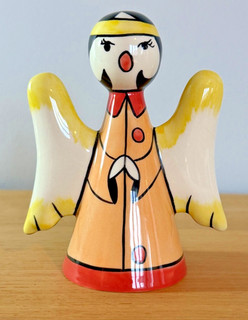 Lorna Bailey Signed Rare 14th Collectors Club Piece "Angel" Sugar Sifter