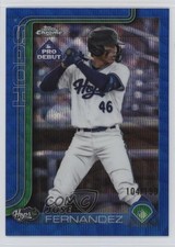 2025 Topps Pro Debut Chrome Blue Wave Refractor /150 Jose Fernandez #PDC-61 1j2