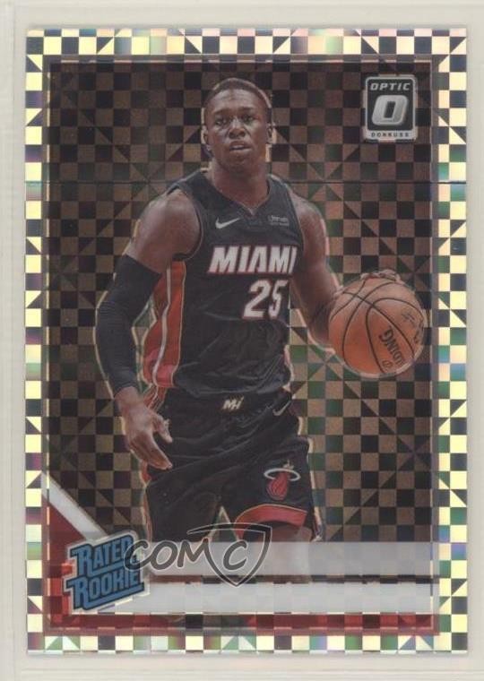 2019 Panini Donruss Optic Rated Rookie Checkerboard Prizm Kendrick Nunn #193 1l2