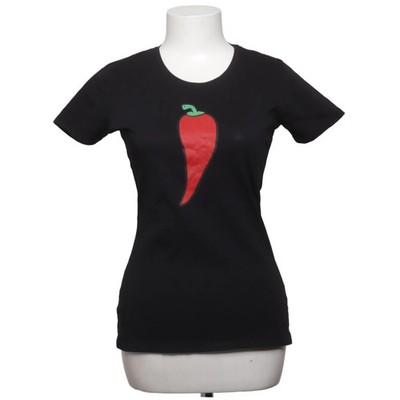 Spreadshirt, T-shirt, Größe: S, Schwarz/Rot, Baumwolle, Print, Damen #2uM