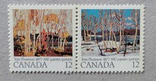 canada stamp #733-734 - Tom Thomson (1977) 2 x 12¢ Se-tenant pair MNH OG