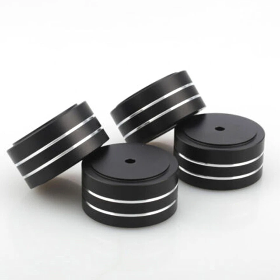 4X HiFi Füße Pad Lautsprecher Verstärker Isolation Stand Alu Füße Pad Aluminium - Bild 3 von 4